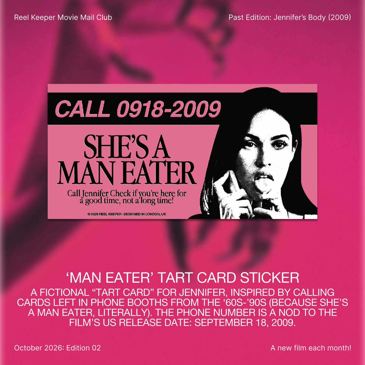 Reel Keeper Movie Mail Club | Monthly Mail Subscription